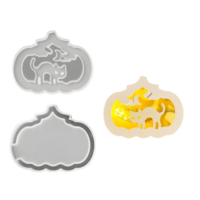 Food Grade Silicone Pumpkin Carving Mold  Hollow Out Craft Set For Halloween Lamp And Home Decoration
