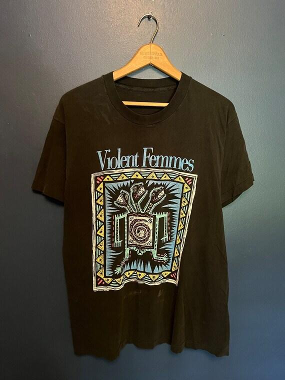 Rare 1991 The Violent Femmes Band Tee Gift For Fan Tshirt Reprint S5XL KH9376 S