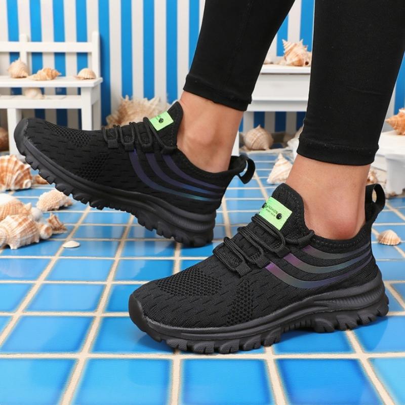 Women's Casual Platform Mesh Sneakers Fashion Classic Luxurious Running Shoes Minimalist Breathable Mesh Outdoor Training Shoes