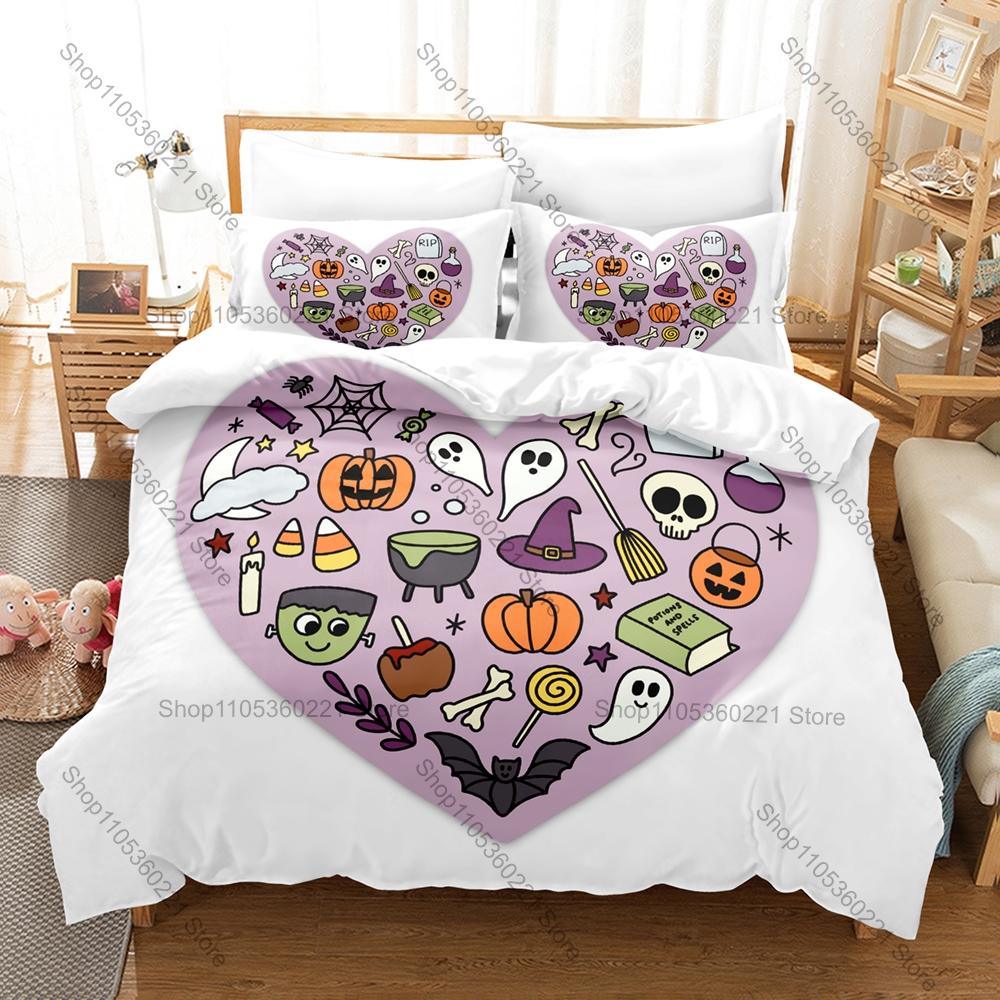 Cool Cutie Pie Bedding Set Includes Duvet Cover 2 Pillowcases Sweet Romantic Thai BL Series Character Bedroom Decor For Drama Lo