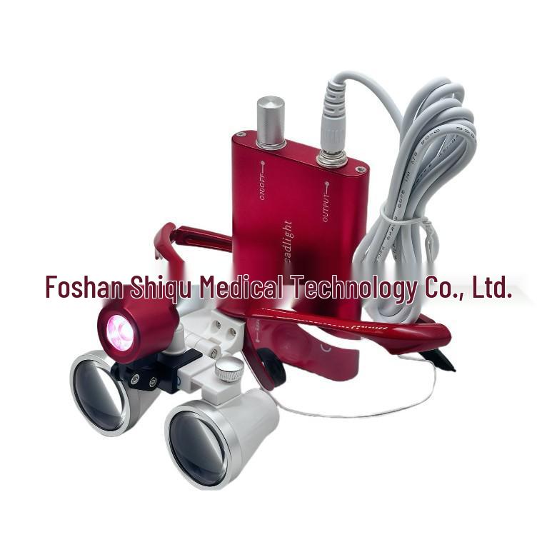 LED Headlight Dental Magnifier 2.5x for ENT Examination