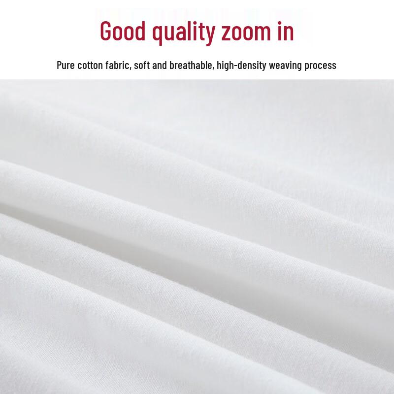 Pure White Cotton Dormitory Quilt