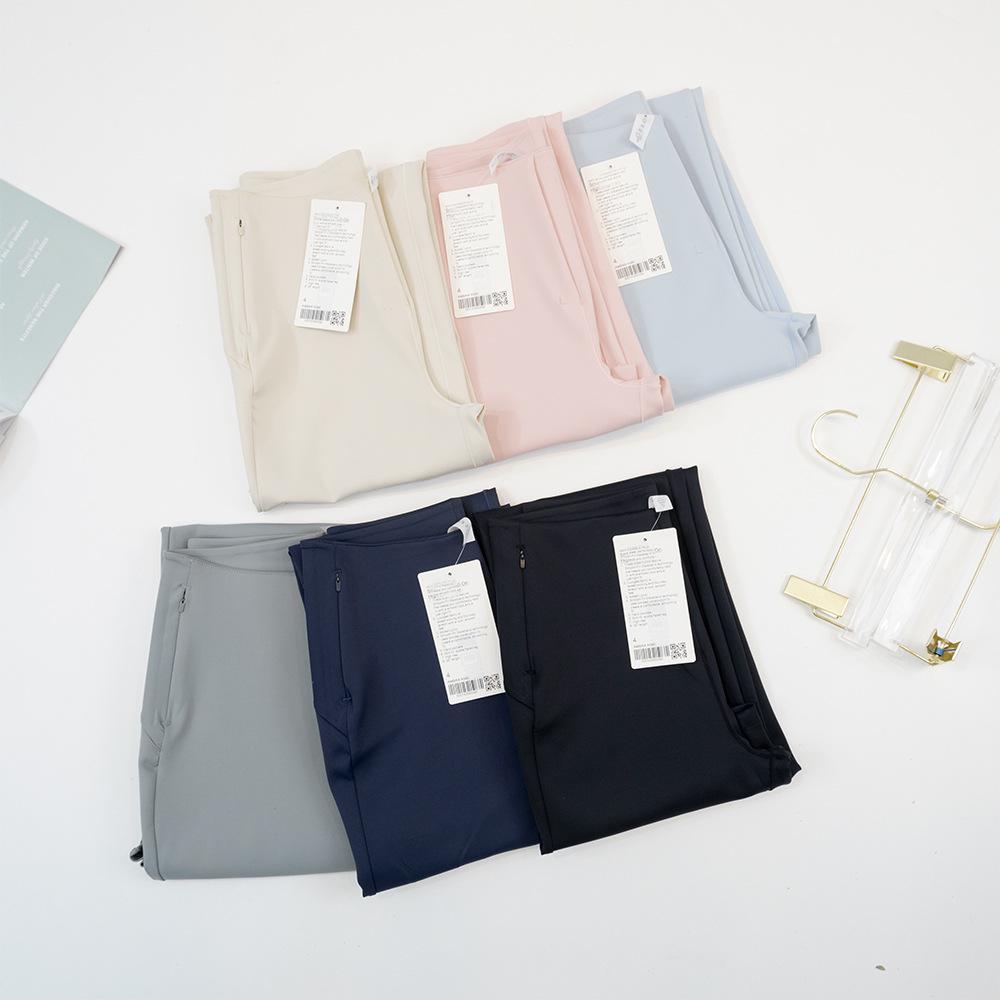 High-Waist Slim Fit Flared Trousers: Anti-Wrinkle, Elastic, with Pockets and Hip Lift for Casual Commute