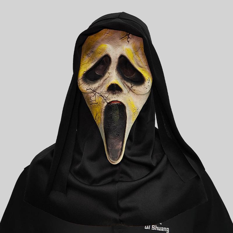Mask Scream White Skull Ghost Face Masquerade Halloween Party Mock Gift Prop
