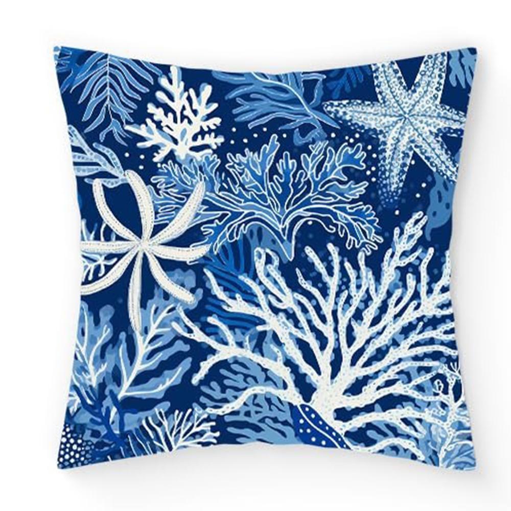Enchanting Deep - Sea Fantasy Pillow CoversLiving Room Sofa Cushion Cover, Soft and Comfortable, Bedroom Room Decoration