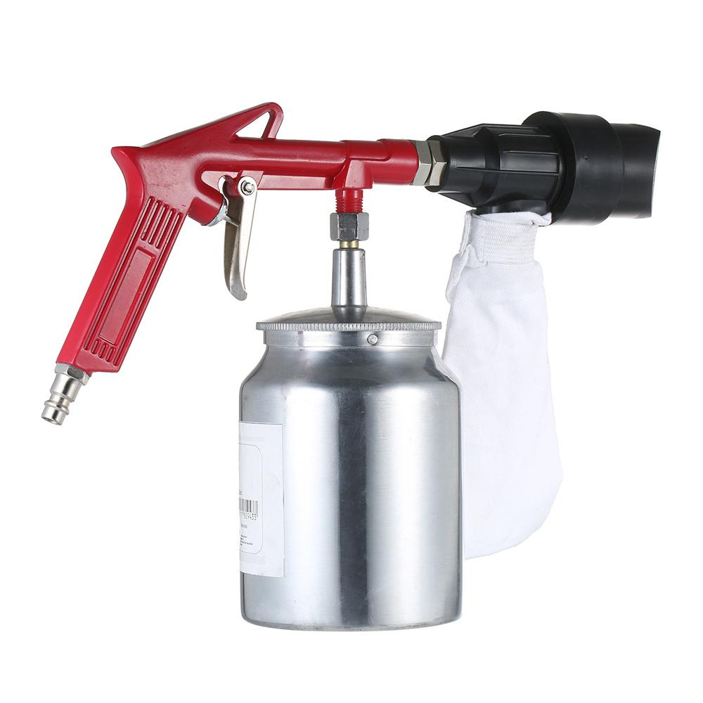 Sandblasting Gun with Sandblasting Canister and 4 Nozzles for Car Rust Repair