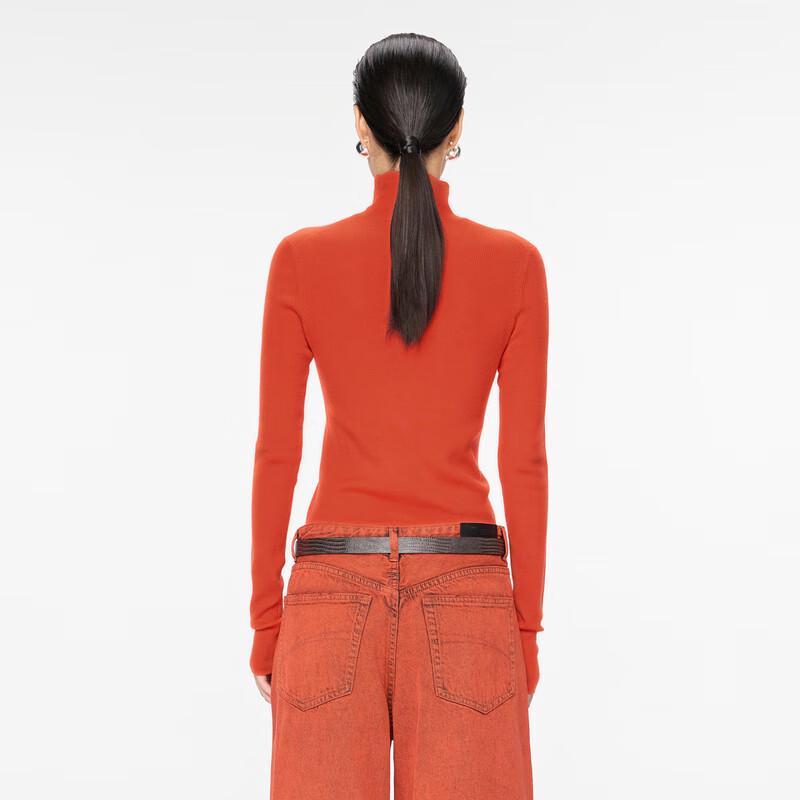 JNBY 2024 Winter Cashmere Blend High-Collar Pullover Sweater