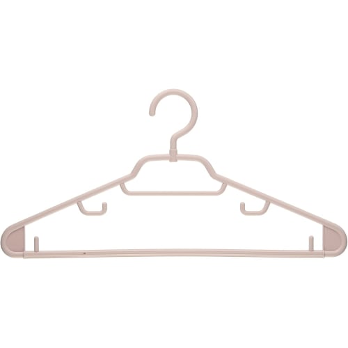 Sawafuji Clothing Hanger, Set of 5, Pink, Made In Japan, CH-05, 42.7 X 21 X 1 Cm