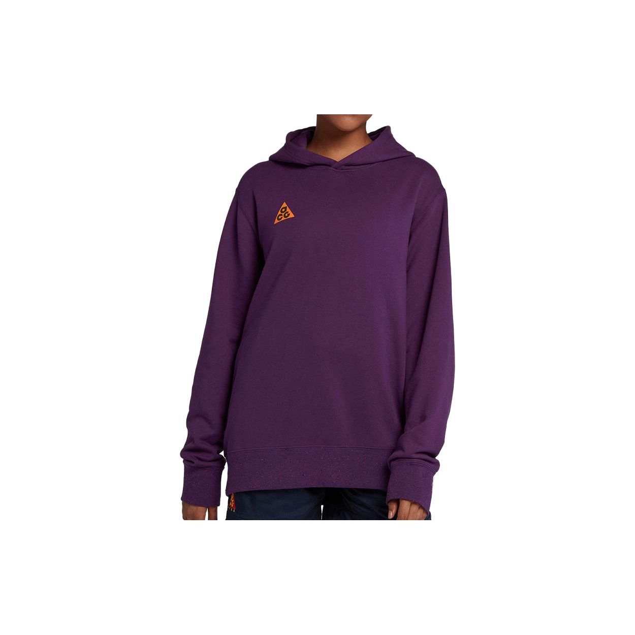 

Nike Solid Color Casual Sports Hoodie Men Tops Purple AT5500-537 S
