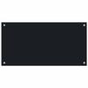 VidaXL Dosseret de cuisine Noir 80x40 cm Verre trempé 249484