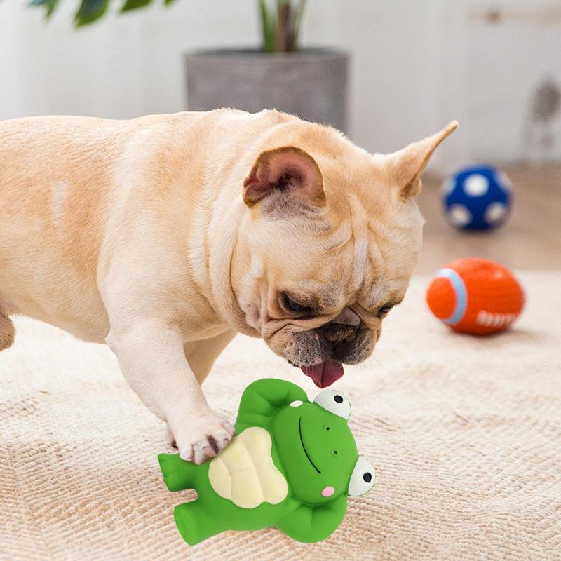 Latex Pet Chew Toy Funny Animal Chew Toys Latex Squeaky Toys Dog Toy Panda Soft Interactive Pet Supplies for Large Dogs & Medium