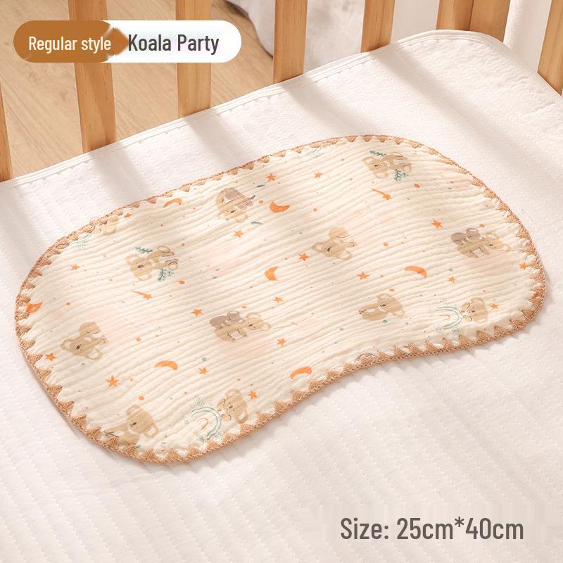 Baby Cloud Breathable Cotton Pillow - Infant Anti-Spit Design, 0-6 Months