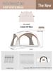 Dome Canopy Tent: Large Multi-Person Sunshade, UV and Weather-Resistant, Ideal for Outdoor Camping