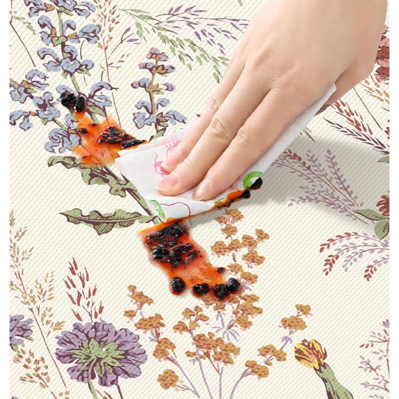 French Countryside Table Cloth Wear Resistant and Scratch Resistant Printed Table Mat Tea Party Birthday Celebration Partys Decoration Tablecloths