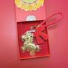 Instant Riches 999 Pure Gold-Plated Horse Keychain - New Style, Popular Business Gift