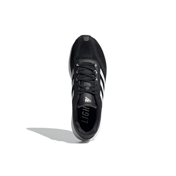 Adidas Sl20.2 Lightweight Racing Fabric Shock Absorption Non-Slip Durable Low-Top Training Running Shoes Men Sneakers Black White FY0349
