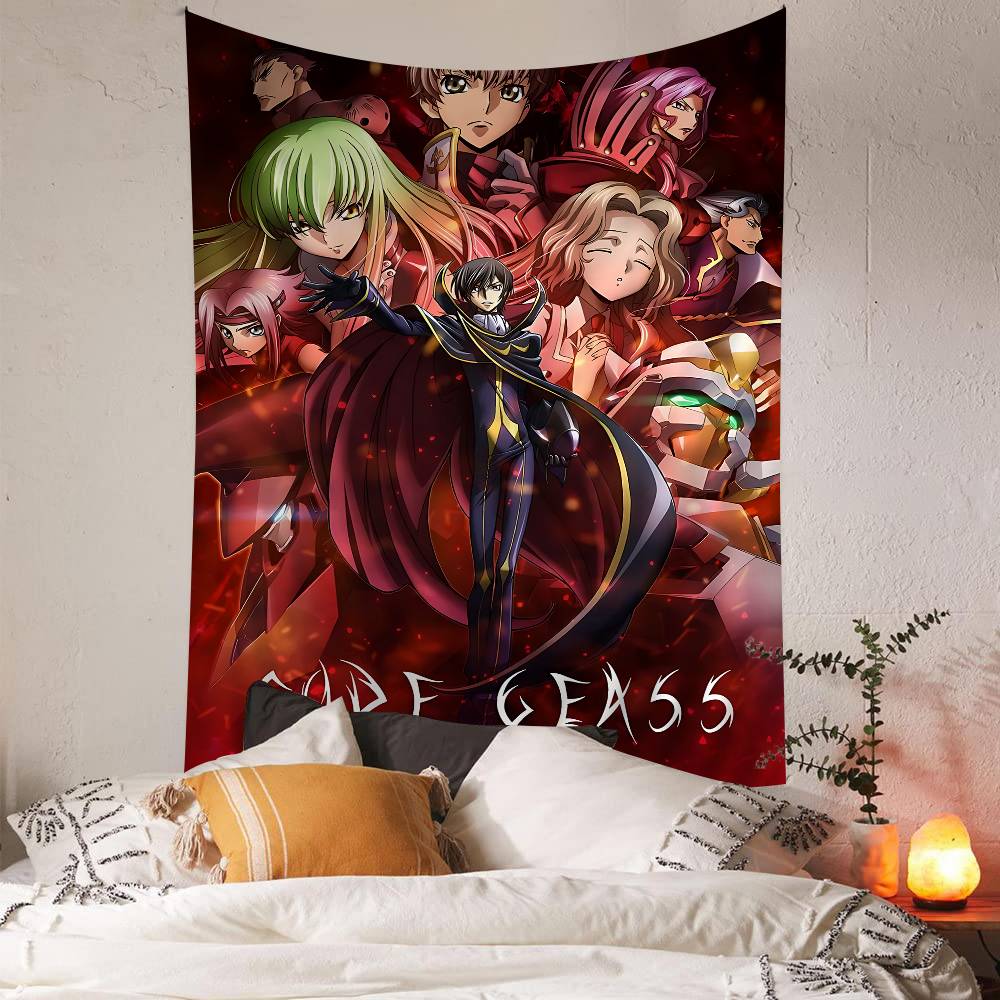 Arazzo Colorato Code Geass da Appendere alla Parete Arazzi da Parete Bohémien Decorazioni Murali Mandala