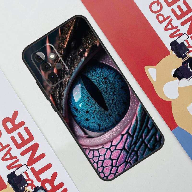Dragon Eye Gothic Case For Samsung Galaxy A53 A16 A26 A36 A56 A55 A35 A15 A52 A32 A12 A33 A13 A14 A34 A54 A17