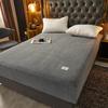 Superzacht Warm Flanel Effen Bed Hoeslaken - Knusse Eenpersoons- of Tweepersoonsbeddengoed, Perfect voor een Luxe Nachtrust