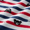 MIKIHOUSE Double B Striped Bear Belly Warmer Mesh Navy Made In Japan Baby Kids Boys Girls Summer Band 20x19cm 62-9802-263