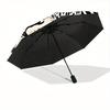 1pc Leopard Print Automatic Open/close Folding Compact Umbrella, 8-Rib Sturdy Canopy, Lightweight Portable, Everyday Use, Gift, Outdoor Umbrella, Trav