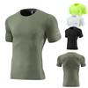 Men's Quick Dry Short Sleeve Tight Fit Running Shirt - Round Neck Fitness Wear
