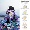 Custom Name Vampirina Blanket Flannel Blanket for Camping, Hiking, Garden Parties, Picnic Essentials,gift for family and friend