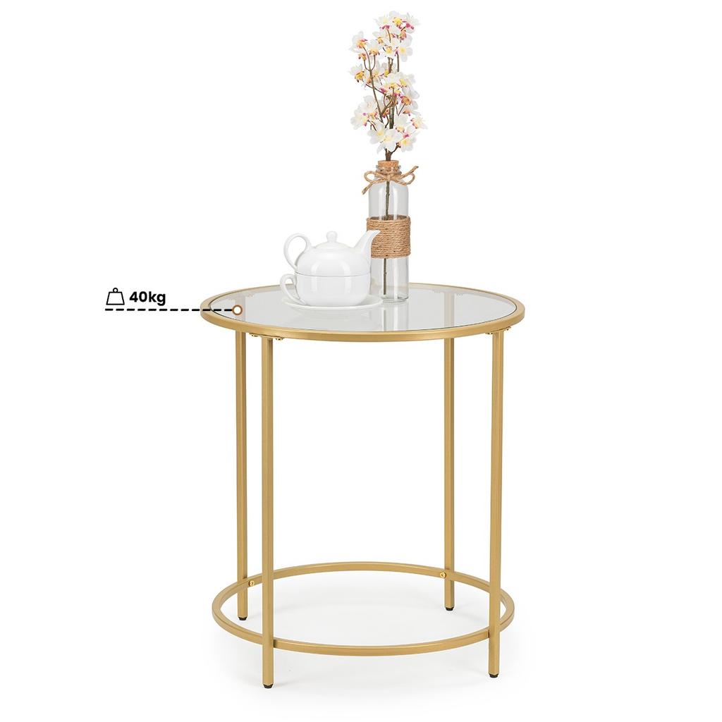 Beistell-Kaffeetisch Gold Glamour