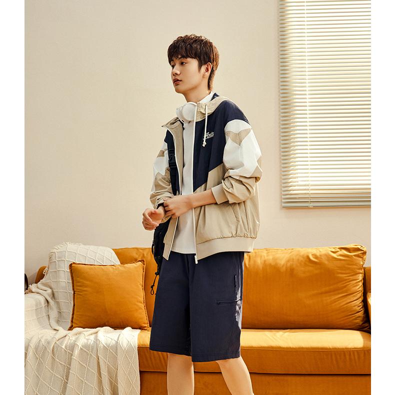 Anta Retro Sports Hooded Jacket Men Jackets Mica 152418612-2