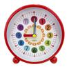 Retro Metal Silent Alarm Clock with Night Light Children's Student Desktop Clock Clock