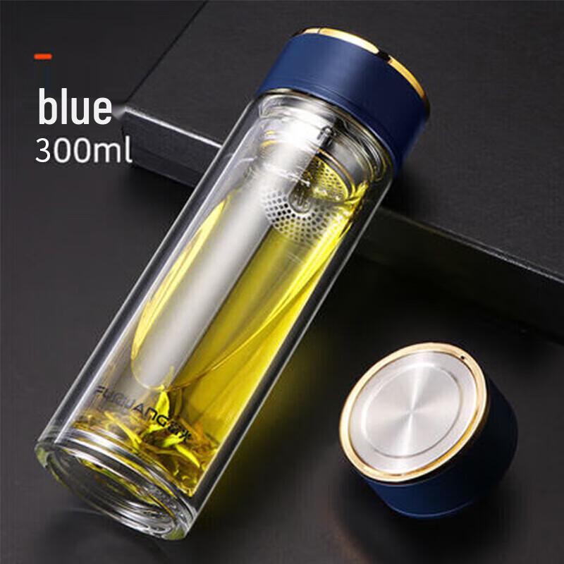 FUGUANG G2120-SH-300 Double-Layer Borosilicate Glass Water Cup 300ML