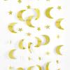 Gold Star & Moon Party Decorations - Hanging Backdrop for Weddings