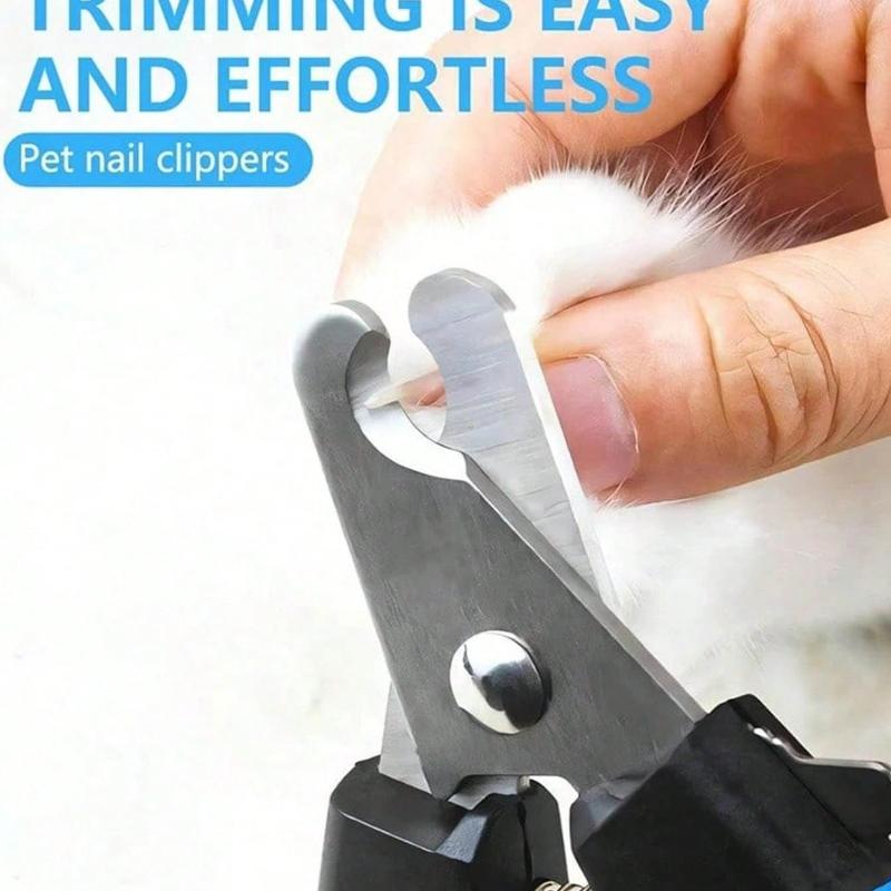 Dog & Cat Pet Nail Clippers And Trimmers - With Guard To Prevent Over-Cutting, Includes Nail File - Professional Pet Grooming Tools