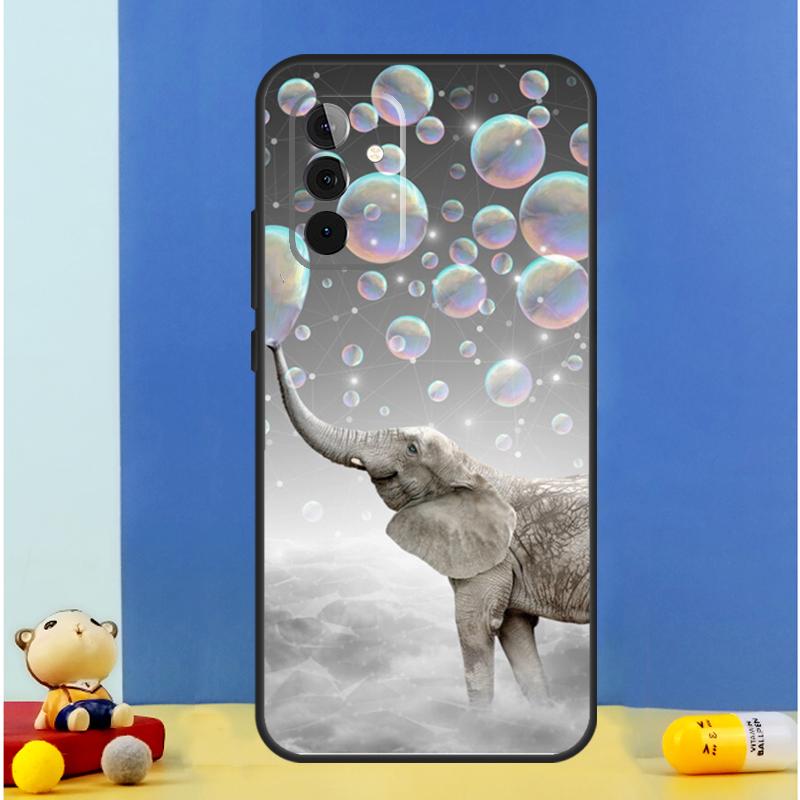 Süße Elefanten Cartoon Hülle Für Samsung Galaxy A16 A36 A56 A06 A54 A34 A14 A13 A53 A12 A22 A32 A52 A35 A17 A15 A55