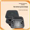 WEISHENG Disposable Microwavable Square Food Container Liners