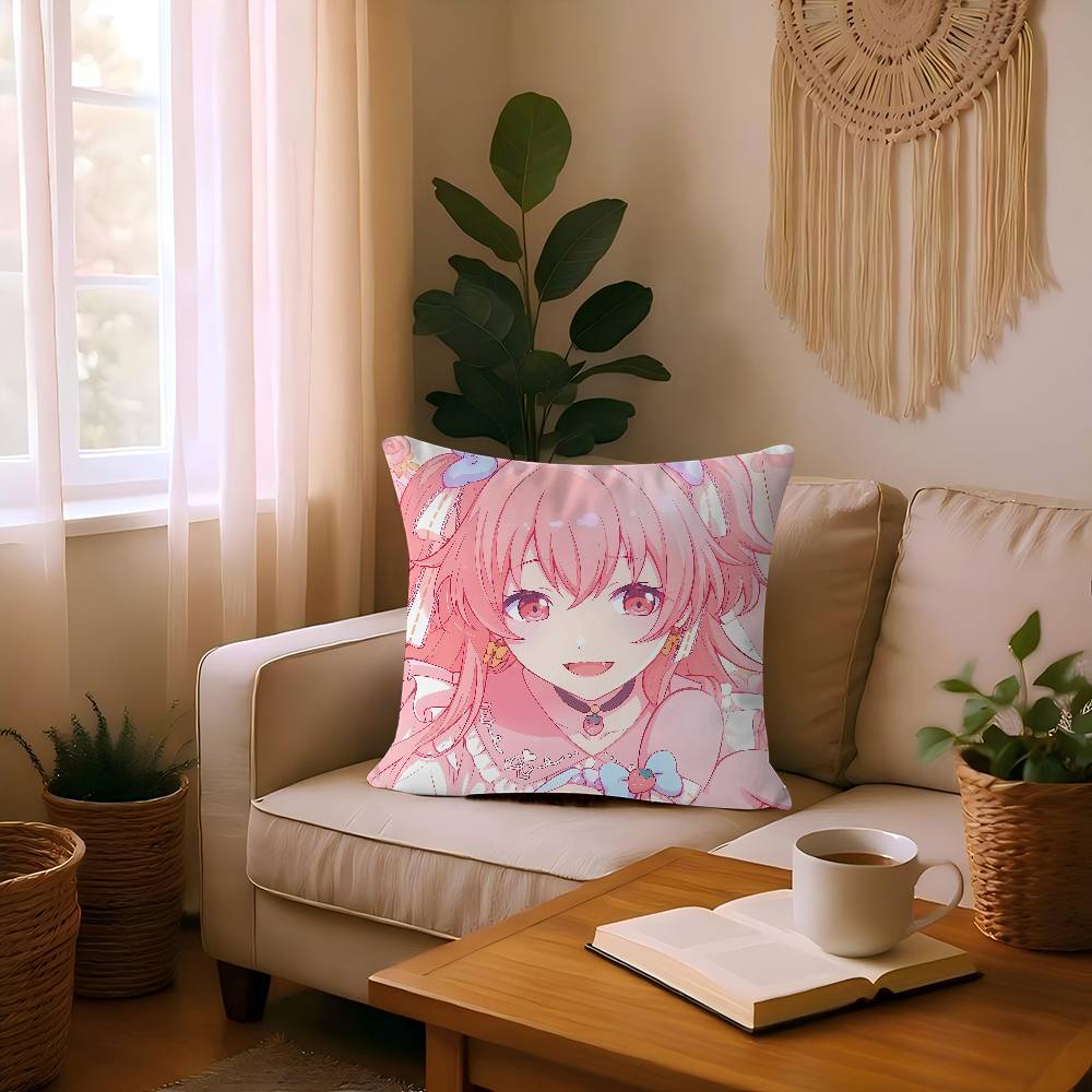 Anime Airi Momoi Pillow Cushion Cover Pillowcase Living Room Sofa Home Decor Customized