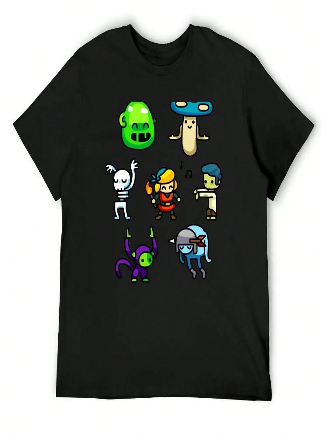 Crypt Dance Party T-Shirt Personalized T-Shirt Blanks Custom Shirt unisexs Graphic T-Shirts Anime S разноцветный