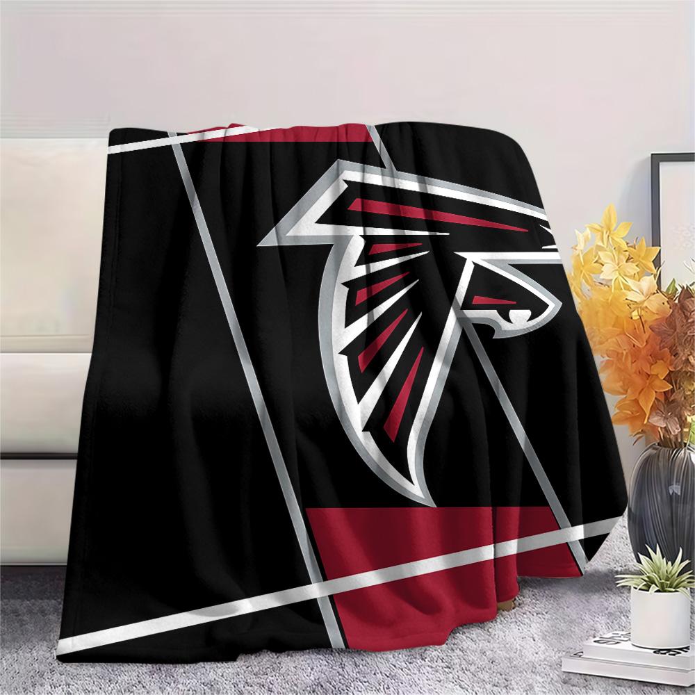 Atlanta Falcons Print Flannel Blanket, High quality Comfortable for All Seasons, Home Decor, Warmth and Comfort, Perfect for Christmas Gifts