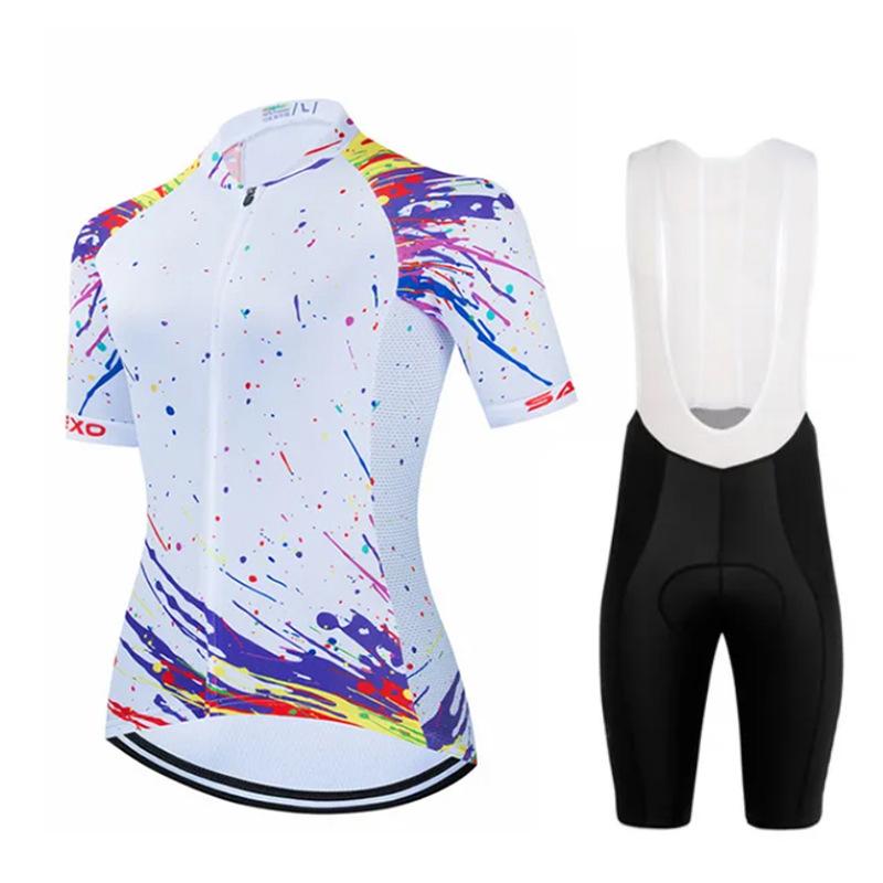 2026 Summer Breathable Cycling Suit, Spring Outdoor Sports  , Bicycle Women's Short-sleeved Overalls Suit, Simple, Breathable and Comfortable
