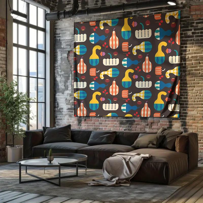Bohemian Tapestry Wall Hanging Aesthetic Room Decor Vintage Floral Wall Art Large Beach Throw Blanket Home Textile