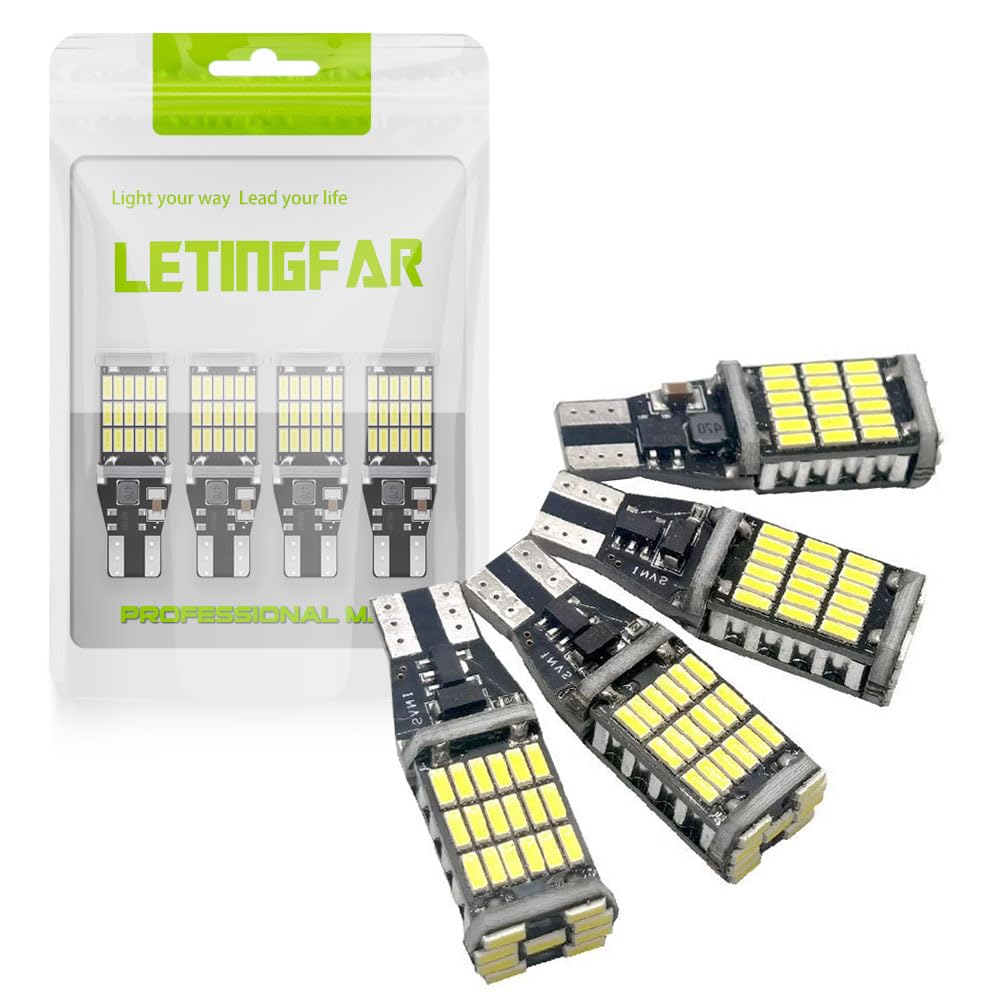 

Светодиодная лампа заднего хода T16, Взрывной свет, 1200 люмен, Встроенный обманка, Светодиодный свет, Canbus Задний ход белый