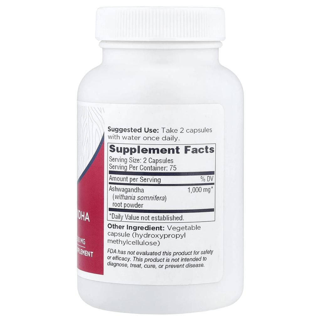 Dairyland Ginseng, Ashwagandha, 500mg, 150 Capsules