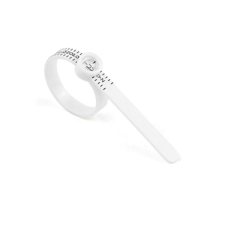 Ring Sizer Measure With Magnifier Finger Gauge Genuine Tester Finger Coil Ring Sizing Tool Uk/Us/Eu Size Measure Ring Sizer