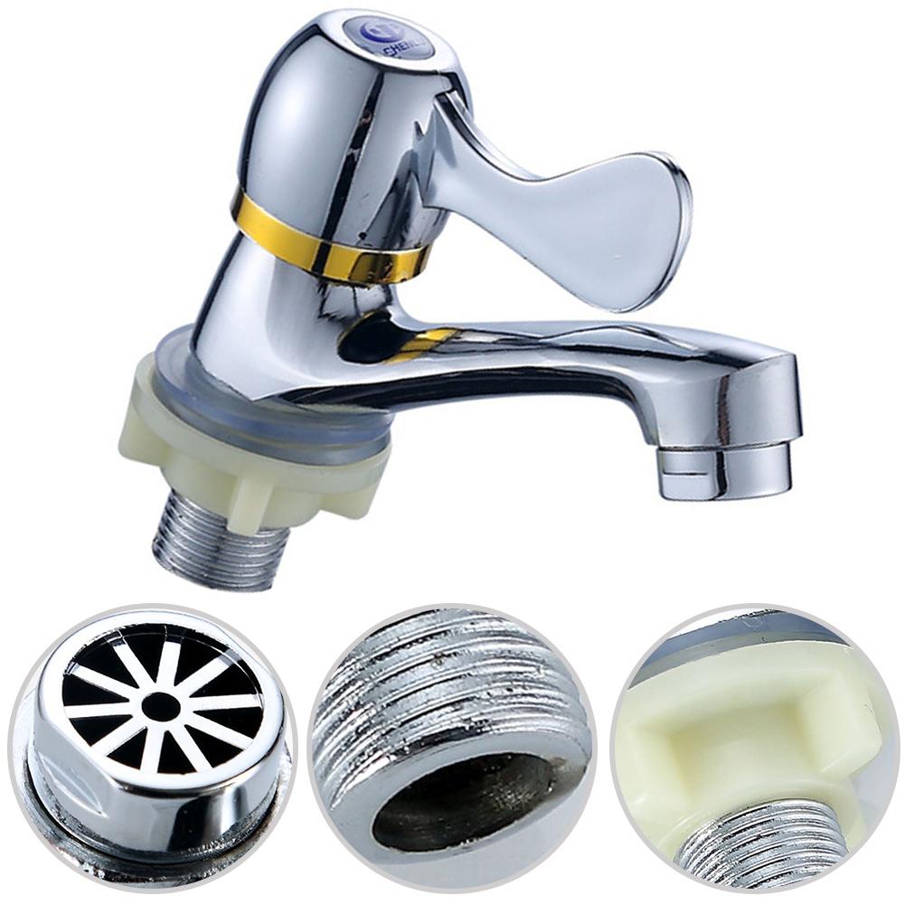 1 Pcs Washer Wall Mounted Garden Balcony Water Tap Hose Connector Single Cooled Bathroom Faucet Accessories
