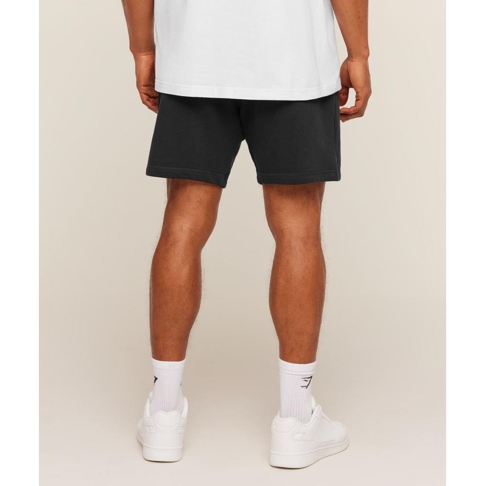 Gymshark Crest 7  Shorts Black A2a1s Bbbb