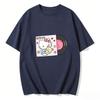 2026 Summer Hello Kitty Cartoon Printed Short Sleeve Pure Cotton Tshirt Womens Family Matching Outfits Classic Fashion Tee Top