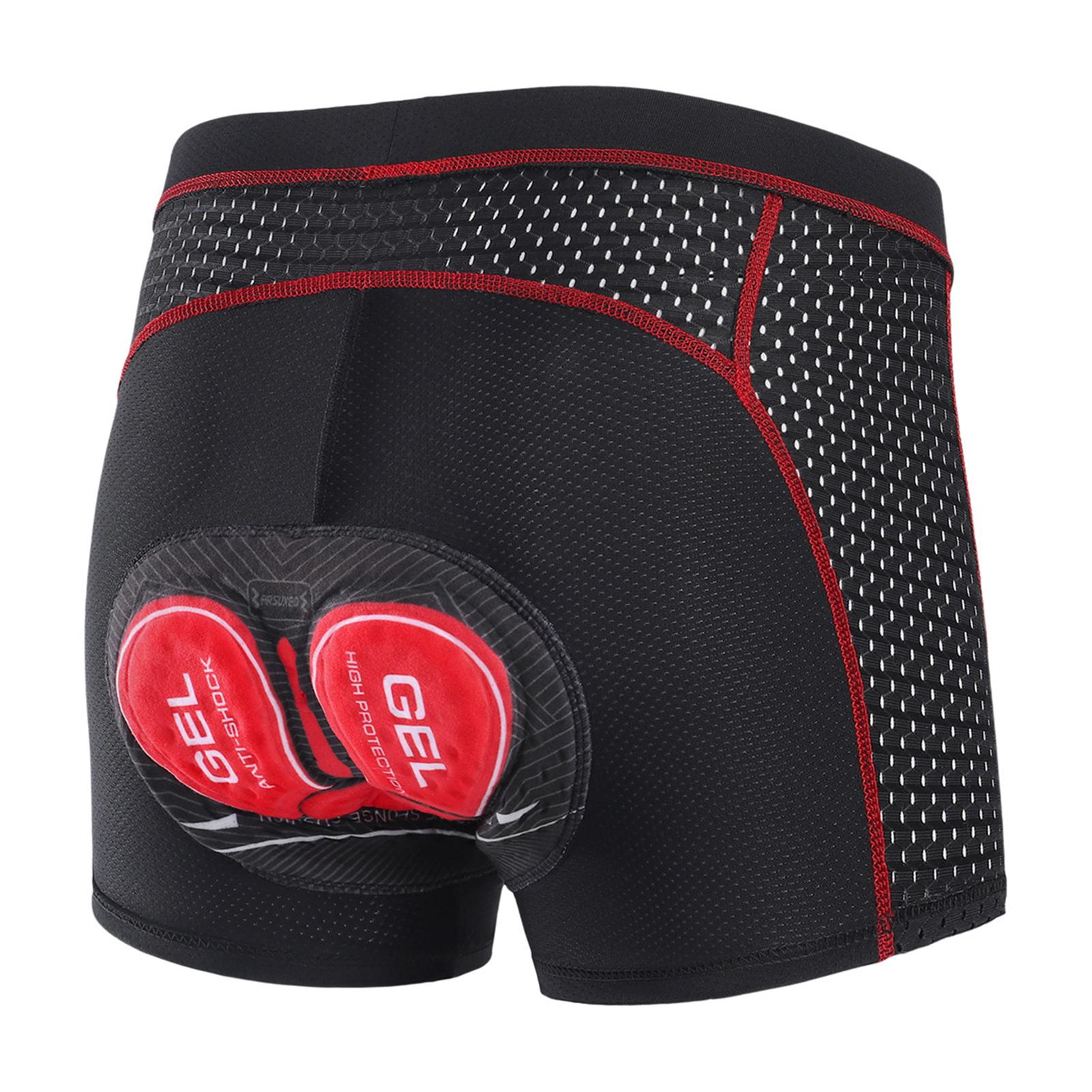Padded Bike Shorts for Men Mens Bike Shorts with Padding Bike Shorts for Men Cycling Riding Shorts Bike Riding Underwear M