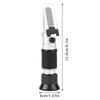 Stainless Steel Portable Bee Tools Handheld Honey Concentration Meter  Honey Moisture