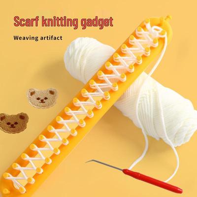 DIY Strickschal Werkzeugset: Kompakte Strick- & Nackenwärmer-Garnmaschine