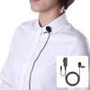 LVM4 Lavalier-Lapel Condenser Microphone Noise Reduction Lavalier Microphone for Audios Recorder